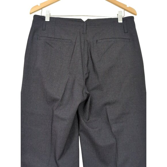 Banana Republic Ryan Fit Trouser Pant Womens 10 L Navy Blue Wool Spandex Career - Picture 5 of 14